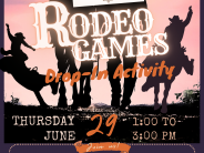 Rodeo Games: Thursday, June 29, 1:00pm-3:00pm