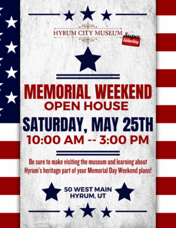 May 2024 Super Saturday: Memorial Weekend Open House